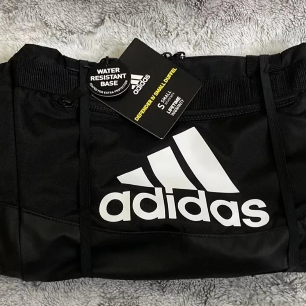 Adidas Black Defender IV Small Duffel Bag - Picture 2 of 11